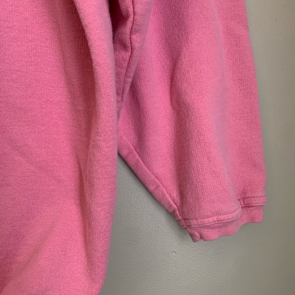 Vintage 80’s 90 Pro Spirit Sport Club Sweatshirt Size L/XL Pink Oversized - Picture 4 of 8